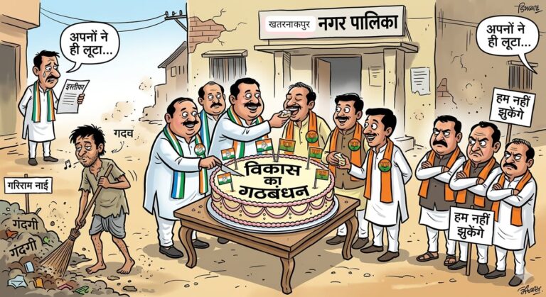 नगर पालिका ‘केक’ की.. मिठास ने घोला कांग्रेस में ‘जहर’