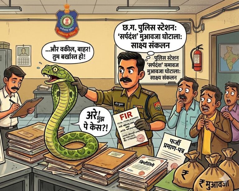 बिलासपुर में ‘मुआवजा घोटाला’:- मौत का कारण छिपाकर बिचौलियों ने डकारे लाखों