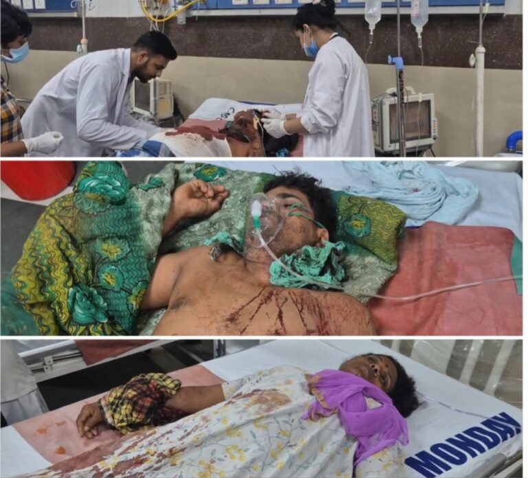 खूनी मंजर:- खुशियां बदलीं चीख-पुकार में, शादी वाले घर में टंगिया-हंसिया से तांडव